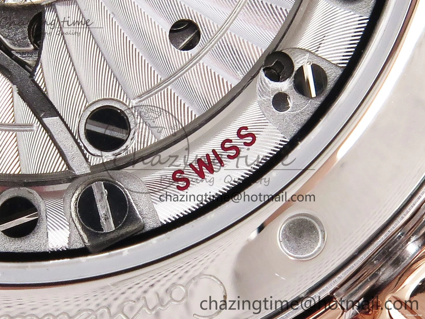 0414 Constellation 39mm SS RG ASWF 1:1 Best Edition White Diamonds Dial on SS RG Bracelet A Minimalist 7772
